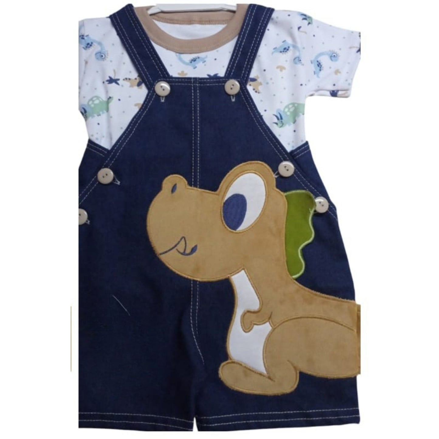 Conjunto Dino Overall