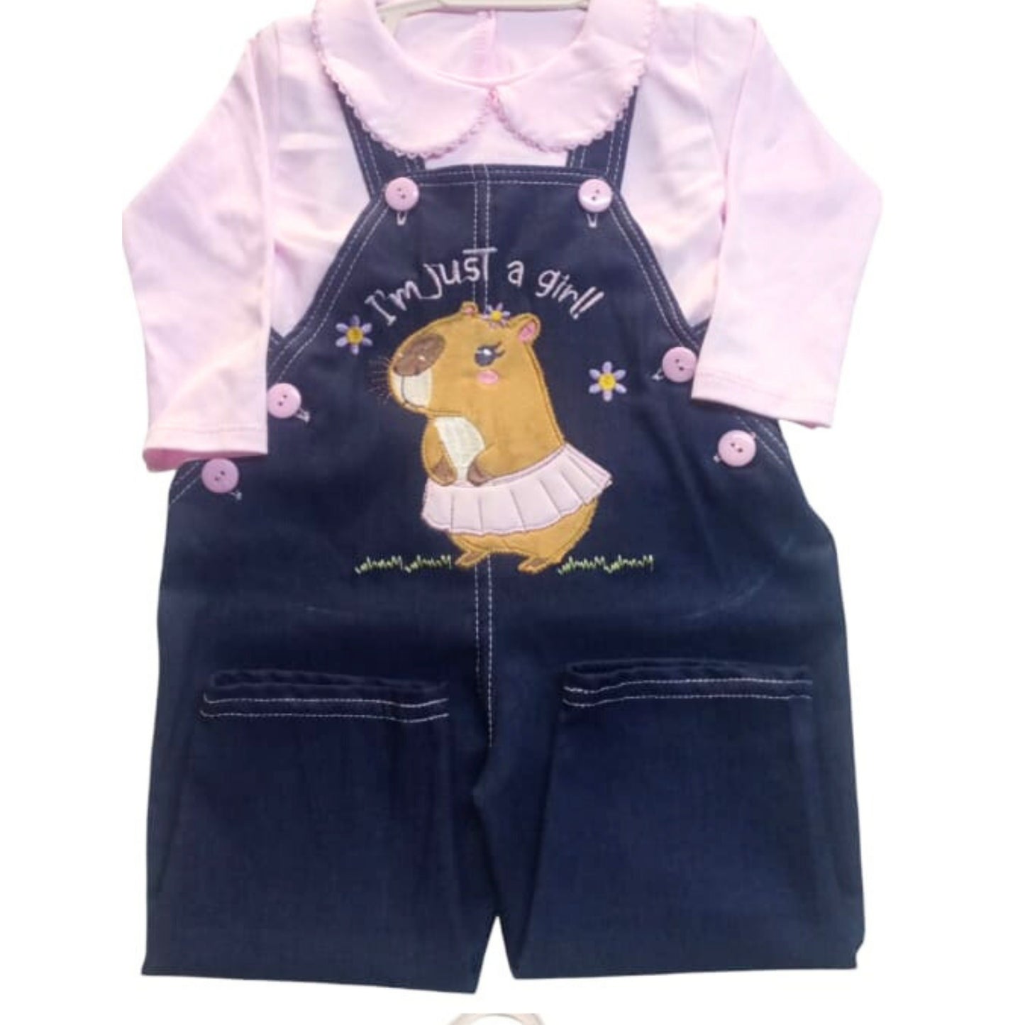 Overall Jean Capibara Girl