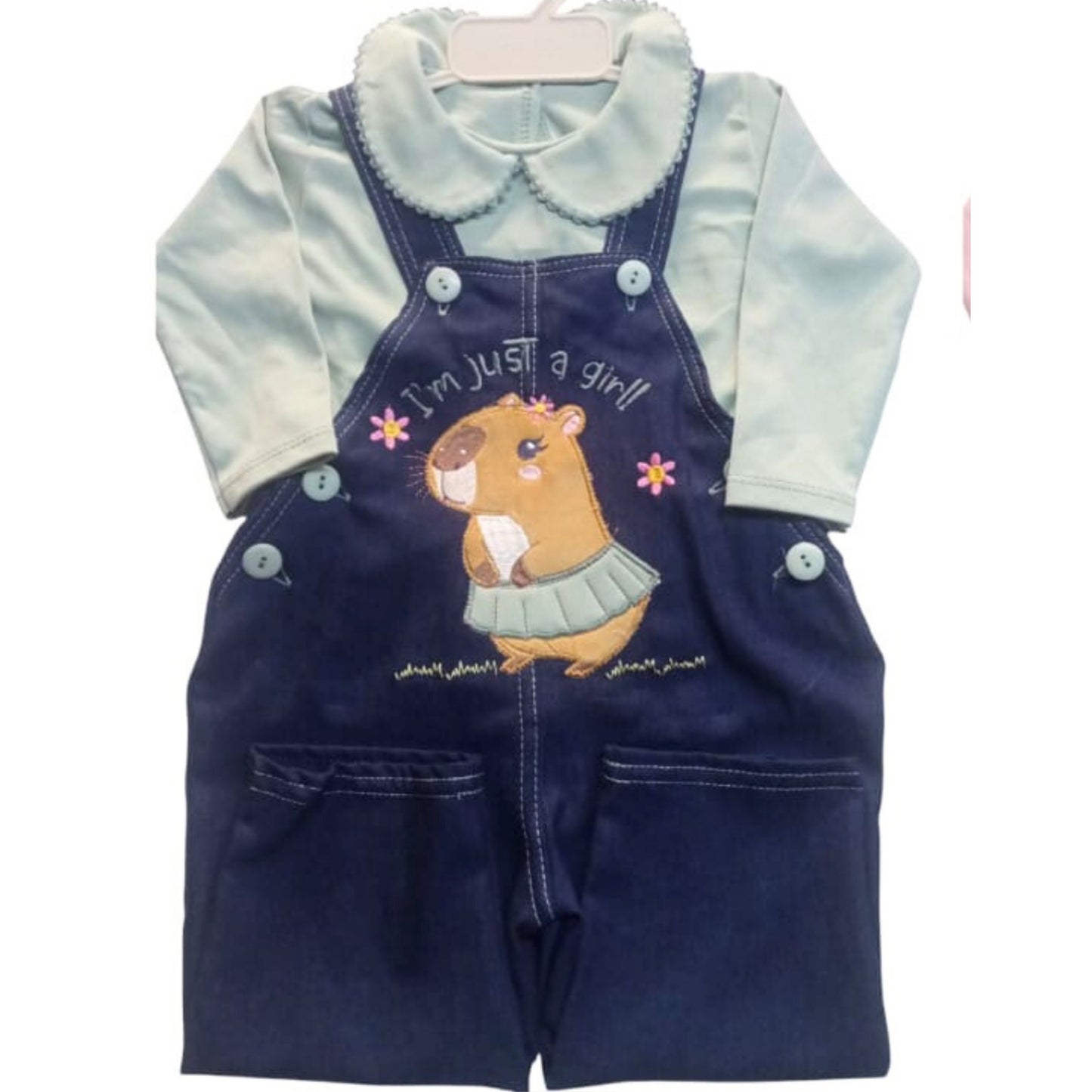 Overall Jean Capibara Girl