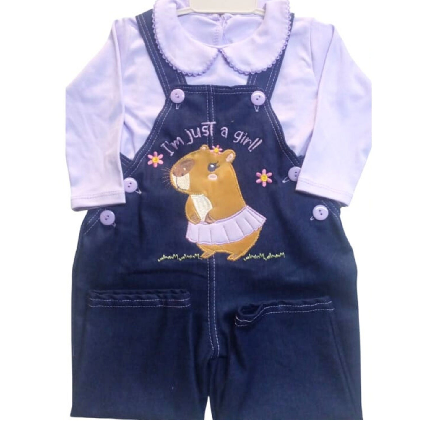 Overall Jean Capibara Girl