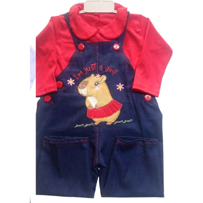 Overall Jean Capibara Girl